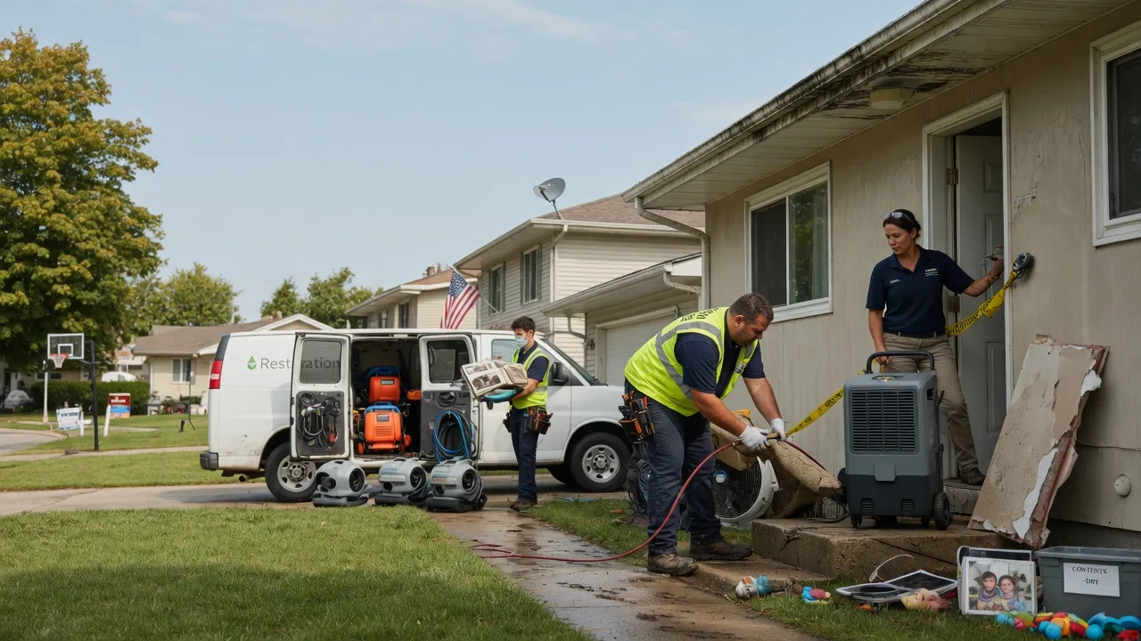 Water Damage Restoration in Davis, IL near me